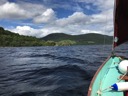 Approaching Urquhart Castle on Loch Ness